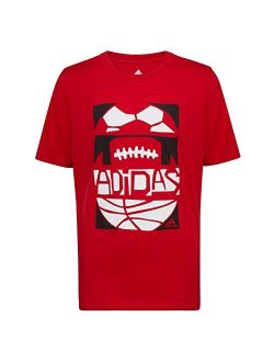 Boys' Little Short Sleeve Cotton Field Goals Graphic Tee T-Shirt