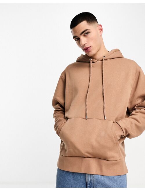 COLLUSION hoodie in brown