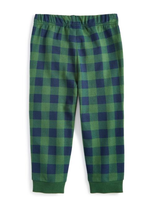 FIRST IMPRESSIONS Toddler Boys Plaid Joggers, Created for Macy's