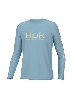 Unisex Kid's Pursuit Solid Long Sleeve, Fishing Shirt