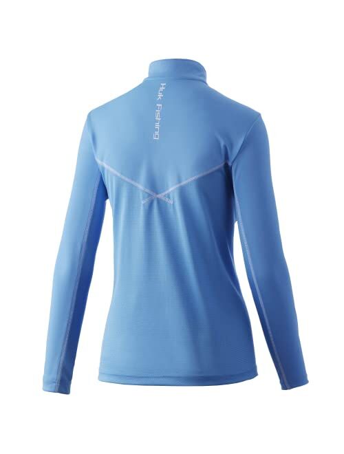 HUK Women's Icon 1/4 Zip Long Sleeve| Fishing Shirt with Sun Protection