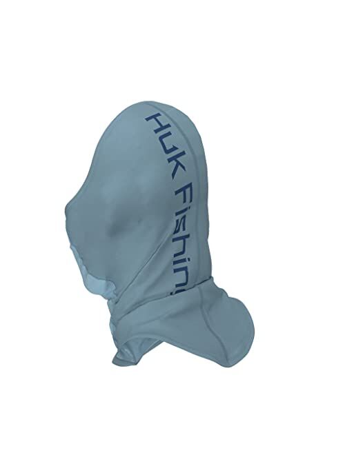 HUK Neck Gaiter, Face Protection with UPF 30+ Sun Protection, Solid - Crystal Blue