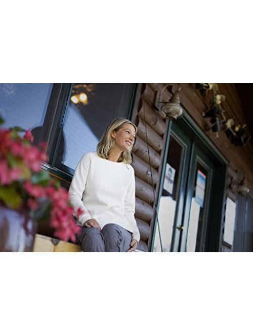 HUK Women's Folly Crew | Ladies Long Sleeve Fleece Top