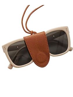 HOMOH Soft Leather Sunglasses Bag - Eyeglass Case, Sunglasses Case Holder, Glasses Case Holder, Sunglasses Organizer Bag Pouch, Travel Sunglasses Organizer for Women Arou