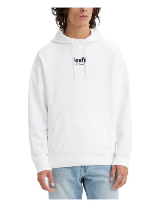 Levi's Men's Relaxed-Fit Art Imitates Life Graphic Logo Hoodie