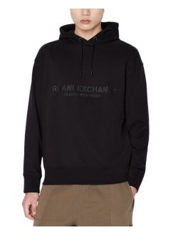 A|X Armani Exchange Men's 91 Long Sleeve Drawstring Logo Hoodie