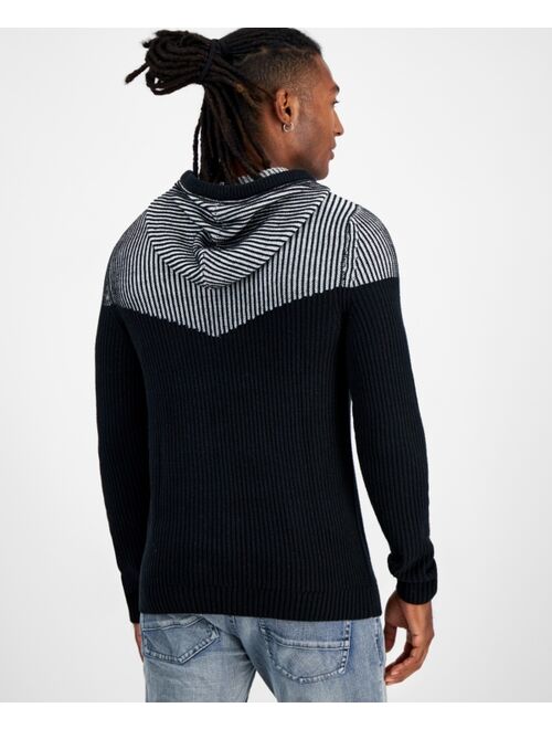 INC International Concepts I.N.C. International Concepts Men's Regular-Fit Plaited Hoodie, Created for Macy's