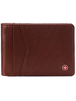 Delaney Mens Slimfold RFID Protected Wallet Nappa Leather Comes in a Gift Box Black