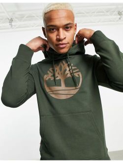 Core Tree Logo hoodie in khaki