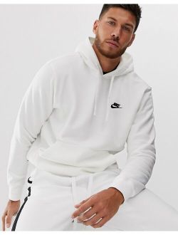 Club Fleece hoodie in white
