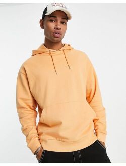 oversized hoodie in pastel orange
