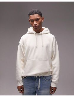 oversized hoodie in white