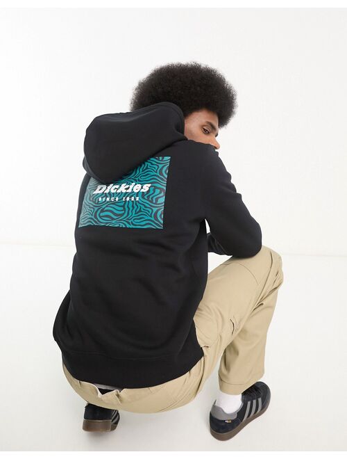 Dickies Clackamas back print box logo hoodie in black
