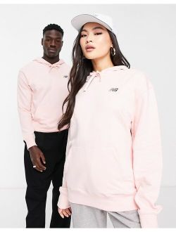 Unisex logo hoodie in pink