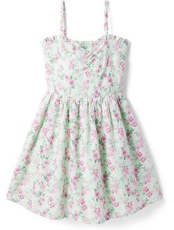 Mint Floral Dress (Big Kids)