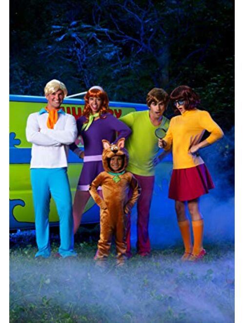 Fun Costumes Plus Size Men's Scooby Doo Fred Costume, Scooby-Doo Fictional Character, Mystery Solver Halloween Outfit