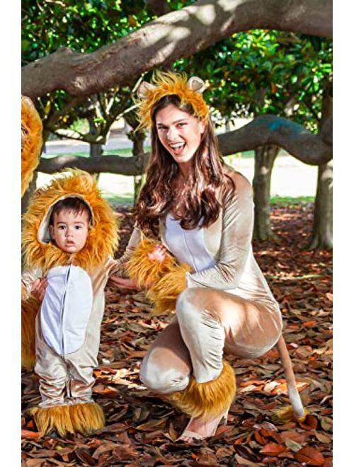 Tipsy Elves Women's Lion Bodysuit - Lion Halloween Costume