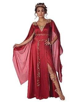 Womens Red Roman Goddess Costume