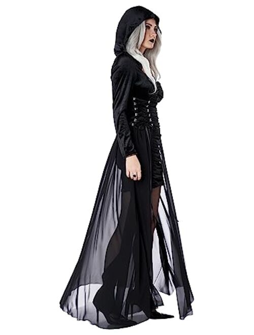 California Costumes Women's Gothic Hooded Costume Dress