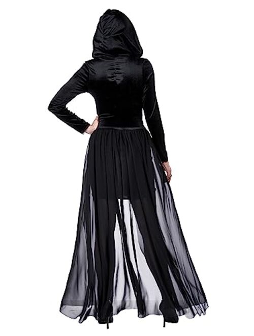 California Costumes Women's Gothic Hooded Costume Dress