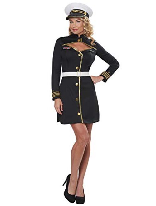 California Costumes Navy Captain Women's Costume (Black)