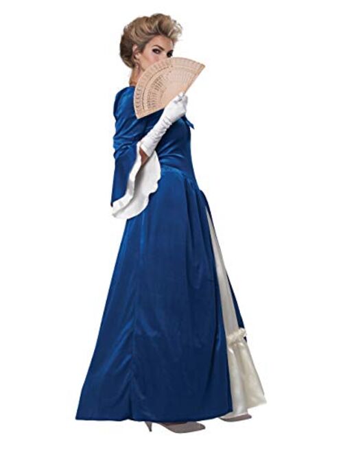 California Costumes Women's Standard Colonial Era Dress/Martha Washington/Adult