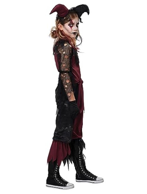 California Costumes Psycho Jester Costume for Girls