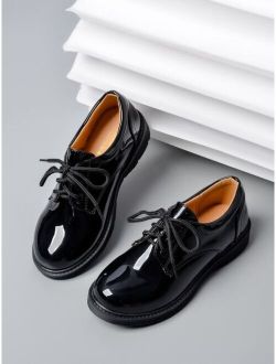 Shein Boys Lace-up Front Oxfords