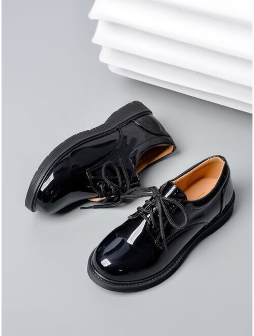 Shein Boys Lace-up Front Oxfords