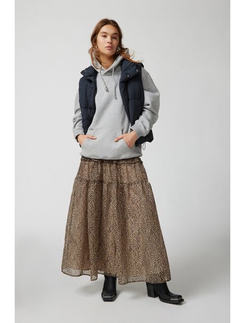 Sister Jane Lisette Leopard Print Midi Skirt