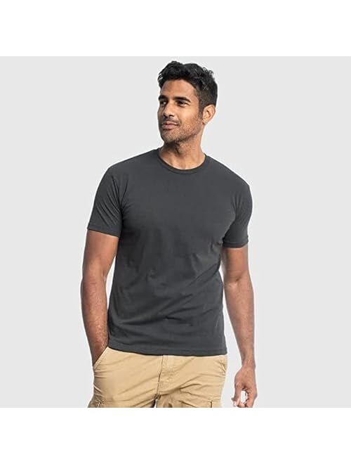 True Classic Tees Premium Fitted Men's T-Shirts - Gray Tones 3 Pack Crew Neck