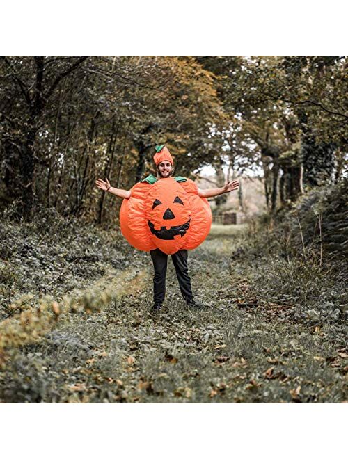 Bodysocks Fancy Dress Halloween Pumpkin Inflatable Costume for Adults (One Size)