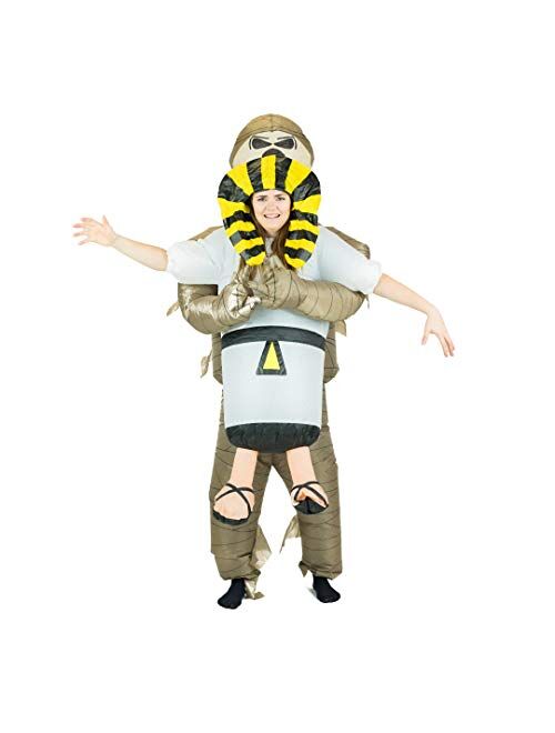 Bodysocks Fancy Dress Scary Egyptian Mummy Inflatable Costume for Adults (One Size)