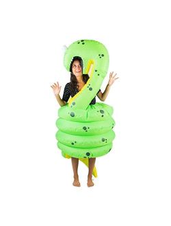 Bodysocks Fancy Dress Snake Jungle Python Full Body Inflatable Costume for Adults (One Size)
