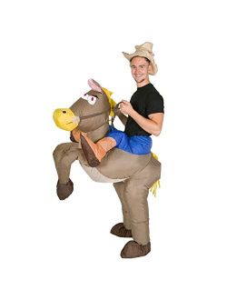 Bodysocks Fancy Dress Inflatable Cowboy Costume - Adults/Kids