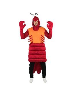 Bodysocks Fancy Dress Red Lobster Under the Sea Costume for Adults (One Size)