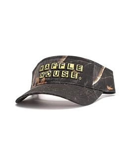 Xtra Color Camo Waffle House Visor | Adjustable Velcro Backing | Baseball Hats | Limited Edition for Men and Women