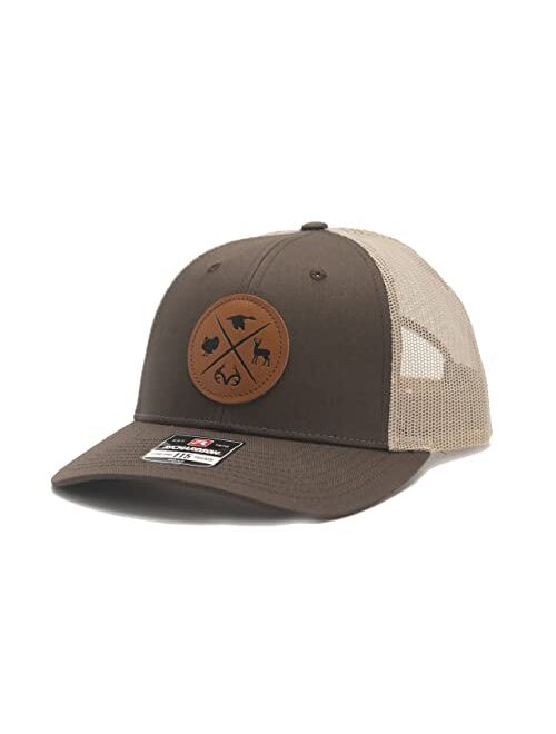 Realtree Men's Camo 112, 115 Richardson Trucker Hats for Hunting, Fishing and Outdoor Activities - Limited Edition