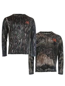 Men's Camo Hunting Reversible Long Sleeve Performance Shirts | Limited Edition