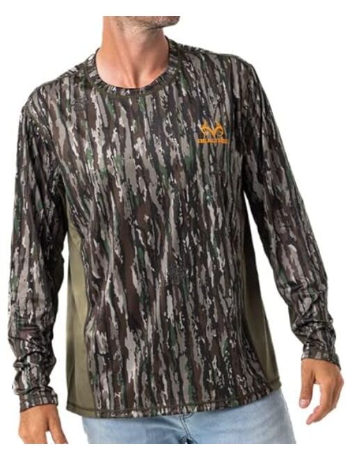 Realtree Men's Camo Hunting Reversible Long Sleeve Performance Shirts | Limited Edition