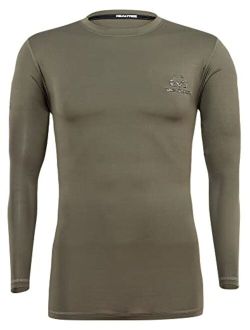 Base Layer Thermal Underwear for Men - Hunting Gear, Cold Weather Long Sleeve Shirt Long Johns Top