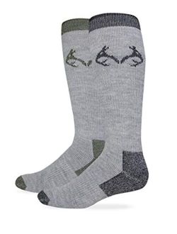 Men's Merino Wool Blend Socks, 2 Pair