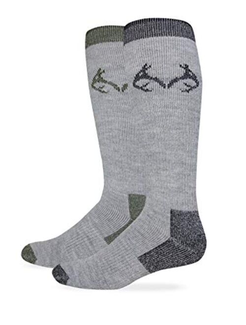 RealTree Men's Merino Wool Blend Socks, 2 Pair