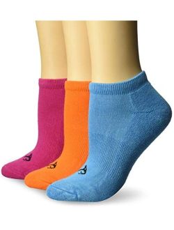 Ladies No Show Brites Socks, 3 Pair