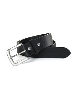 Country Smooth Black Leather Belt