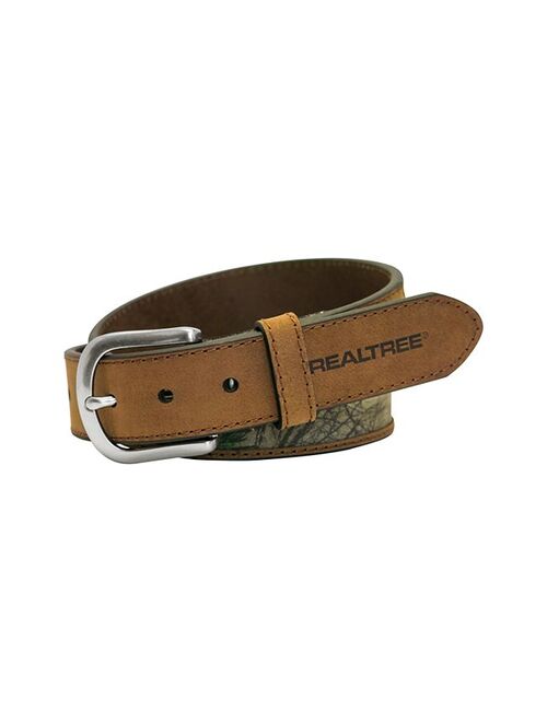 Men's Realtree Camouflage Genuine Leather Belt