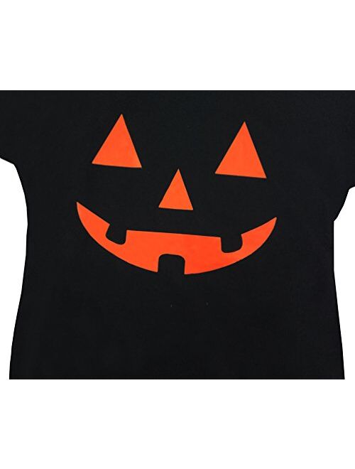 LYXIOF Women Halloween Off Shoulder Sweatshirt Slouchy Shirt Pumpkin Long Sleeve Pullover Tops