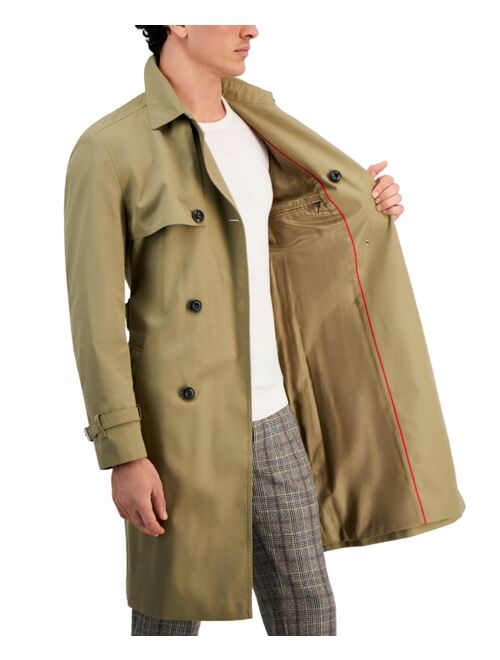 HUGO BY HUGO BOSS Men's Regular-Fit Beige Raincoat
