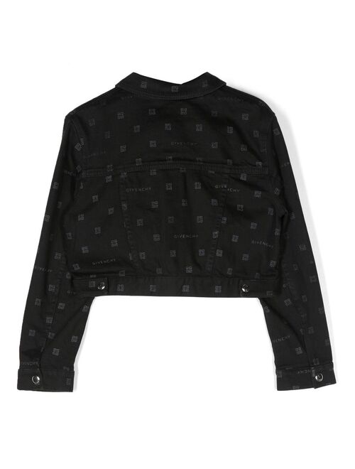 Givenchy Kids logo-print denim jacket