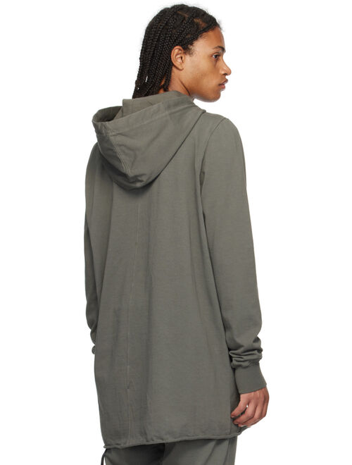 Rick Owens DRKSHDW Gray Drawstring Hoodie